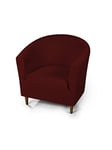 Dohle + Menk Housse pour Fauteuil Club Creta Rouge