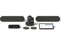 Logitech Room Solutions With Google Chromebox For Google Include Everything You Need To Build Out Conference Rooms With One Or Two Displays. The 'Large' Bundle Comes Pre-Configured With A Google-Approved Chromebox, A Chromebox Mount With Cable Reten