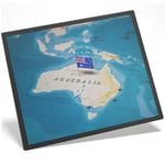 Placemat Mousemat 8x10  - Australia World Map Flag  #44172