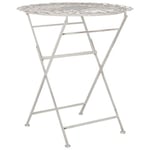 Table de jardin Métal Blanc STIFFE