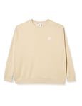 NIKE BV2662-206 M NSW CLUB CRW BB Sweatshirt Men's Rattan/White 2XL-T