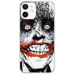 ERT GROUP mobile phone case for Iphone 12/12 PRO original and officially Licensed DC pattern Joker 007 optimally adapted to the shape of the mobile phone, case made of TPU