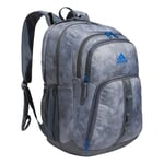 adidas Unisex Prime 6 Backpack, Stone Wash Grey/Bright Royal Blue, One Size, Prime 6 Backpack