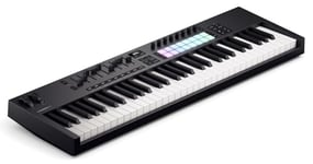 Novation Launchkey 61 [MK4] — clavier maître MIDI USB de 61 touches semi-lestées avec intégration aux STAN. Mode Chord, mode Scale, 8 pads rythmiques et arpégiateur. Bundle de logiciels fourni.