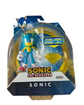 Sonic The Hedgehog 10cm Figure With Yellow Chaos Emerald Accessory Brand New