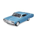 Maisto M32908 1964 Chevrolet Impala Classic Car-1:24 Scale-Incredibly Detailed Die-Cast Replica Collectible Model Vehicle, Blue