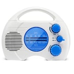 Radio Portable Radio AM FM  Radio Bathroom Radio with Plug-in Card E4R36237