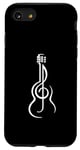 Coque pour iPhone SE (2020) / 7 / 8 Guitare musique clef de sol pour guitaristes ou musiciens