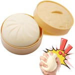 Squeeze Stressboll, Stressavlastningsboll, 2 st Bun Squishy, ??Sen