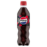 Pepsi Max Cherry No Sugar Cola Bottle 500ml