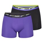 Sous Vêtement Boxer Puma Puma Men Gradient Waistband Boxer 2p Noir