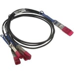 DELL 100GBE QSFP28 TO 4XSFP28 PASSIVE DAC BREAKOUT CABLE 3M (470-ABQB)