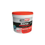 Toupret - Enduit De Rebouchage Rapid Rebouch 1.25 Kg En Pâte, Pour Mur / Plafond i