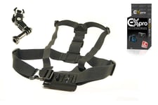 Body Chest Strap Harness Adjustable Vest Belt Mount Support For GoPro Camera Pho