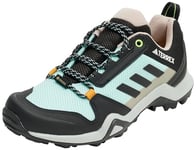 adidas Women's Terrex AX3 Gore-TEX Hiking Shoes Sneakers, Aqua/Core Black/Preloved Yellow, 7.5 UK