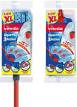 Vileda Supermocio 3 Action XL MOP with extra FREE Refill (25% Extra Contact) 