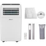 SHINCO Climatiseur Mobile Wifi 12000 BTU/h, Eco R290, 3,5 kW, 4 en 1 Refroidissement, Chauffage, ventilateur, Déshumidificateur, Blanc