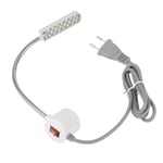 Justerbar magnetisk bas LED-lampa för symaskin - EU-kontakt (110V-220V)