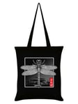 Unorthodox Collective Tote Bag Oriental Dragonfly Black 38x42cm