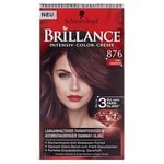 Schwarzkopf Brillance Intensiv-Color-Creme Niveau 3, 876 Edel-Mahagoni, 143,7