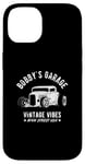 Coque pour iPhone 14 Bobby's Garage Hotrod Car Design pour le nom Bobby