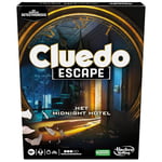 Hasbro Gaming Cluedo Escape: The Midnight Hotel Board Game Unique Escape Room Games for 1-6 Players Cooperative Detective Games (Dutch Version)