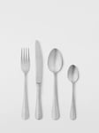 John Lewis Stainless Steel Stonewash 16 Piece Cutlery Set