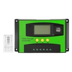 30A pwm Contrôleur de Charge Solaire 12V 24V Régulateur de Panneau Solaire Double Sortie usb 5V - Dewin