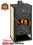 Poêle a Bois Combustion Avec Dos Chaudière Prity S3W13 9,9+5,1 kW EEK-A ECO 2022