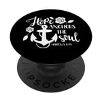 Hope Anchors The Soul Chrétienne Bible Verse PopSockets PopGrip Interchangeable