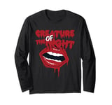 Rocky Horror Show Creature Of The Night Mouth Long Sleeve T-Shirt