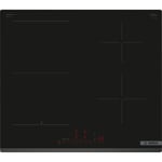 Table induction 60cm - BOSCH SER6 - PVS63KHC1E Noir - 4-foyers - Home Connect - L592xP522 mm