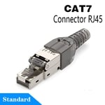 Connecteurs RJ45 Cat8 Cat7 CatsnapConnectors,sans outil en métal,prise de terminaison facile,2000MHz,câble LAN 40G,22AWG-24AWG,prise Ethernet réutilisable - Type CAT7 Connector