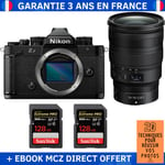 Nikon Zf + 24-70mm f/2.8 S + 2 SanDisk 128GB Extreme PRO UHS-II SDXC 300 MB/s + Ebook '20 Techniques pour Réussir vos Photos' - Appareil Photo Hybride