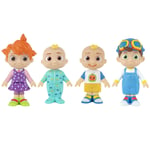 CoComelon CMW0169 Family Set of 4 Figures, Official Movable Figures, Toys from 3