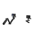 GoPro 3-Way 2.0 (Tripod/Grip/Arm) - Official GoPro Accessory & Magnetic Swivel Clip - Official Accessory, Black, ATCLP-001