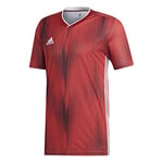 Adidas Men's TIRO 19 JSY T-Shirt, Power red/White, L