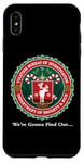 iPhone XS Max Christmas Yuletide Holiday Bureau of Investigation Deer Seal Case