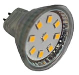 LED MR11 2W (11W) 9 SMD 3000K Dimbar