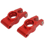 (Red)2Pcs RC Rear Axle Carrier Aluminum Alloy Stable RC Car Axle Hub Carrie GGM