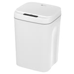 16L Motion Sensor Bin Smart Trash Can Automatic Waste Bin Trashcan - White