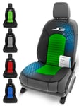 Walser CarComfort Housse de siège de Voiture S-Race, Mention Très Bien* Universel Housse de siège et Coussin de Protection pour Voiture Vert/Noir