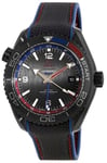 Omega 215.92.46.22.01.004 Seamaster Planet Ocean 600M Musta/Kumi Ø45.5 mm