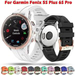 yhteensopiva hihnan kanssa yhteensopiva Garmin Fenix 5s Plus 6s Pro, silikoni 20 mm älykello ranneke_GET IT Gifts