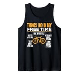 Bicycle Watch Cycling Research About Cycling Biking Tank Top