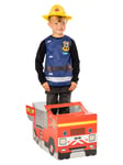 Kids Fireman Sam Accessory Kit Hat And Fold Out Role Play Fireman Truck