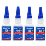 1-4 st Loctite 406 20g Snabblim Snabbhärdande