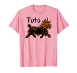 Pink Cute Wizard of OZ Toto TShirt-Oz shirts for Girls-Women T-Shirt