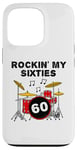 Coque pour iPhone 13 Pro Batteur 60e anniversaire, professeur de batterie