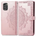 Coque pour Nokia G60,Housse Cuir PU Portefeuille Flip Case Cover Etui pour Nokia G60,Magnétique Porte Carte Étui à Rabat Pochette